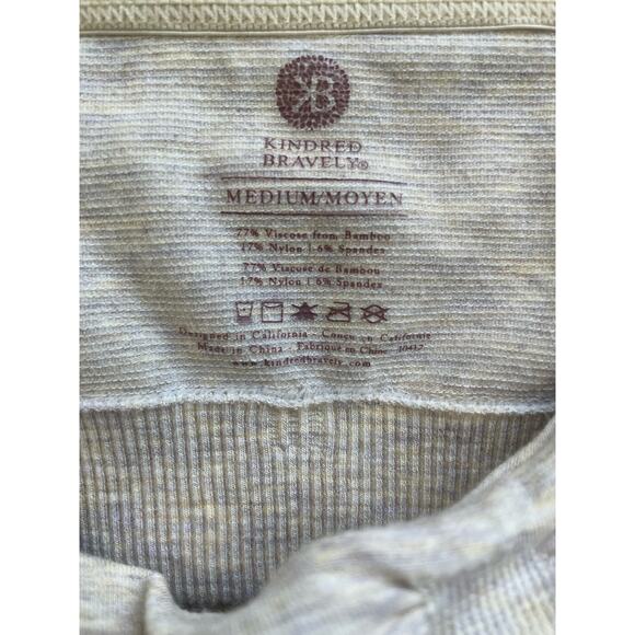 Kindred Bravely Sublime Bamboo Hands-Free Pumping Lounge Sleep Bra Oatmeal MED - Picture 5 of 7